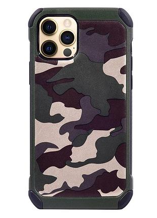 Чехол для iphone 11 pro max противоударный бампер military камуфляж
