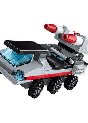 Конструктор qman 1418q-1-8 военный транспорт 74-101 деталь пусковая установка