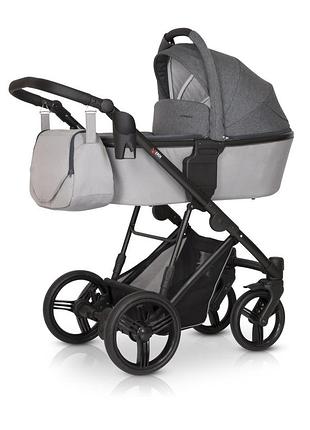 Коляски 3 в 1 verdi dynamic 9023-vd-05, light grey/grey, світло сірий/сірий