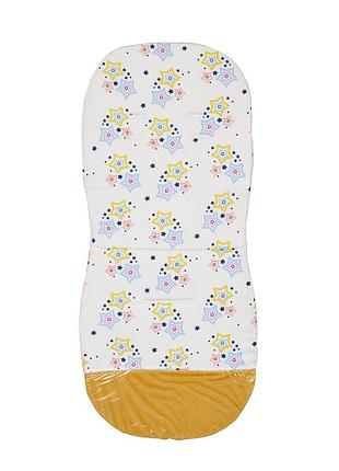 Вкладиш до коляски twins velvet жовтий