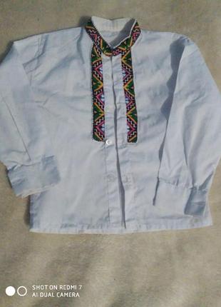 Вишита рубашка на хлопчика