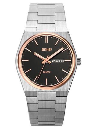 Skmei 9288sirgbk silver-rose gold-black