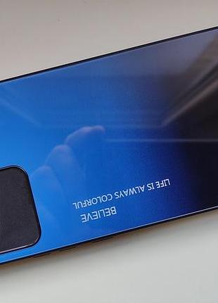 Чехол градиент стеклянный для realme c30 realme c30s