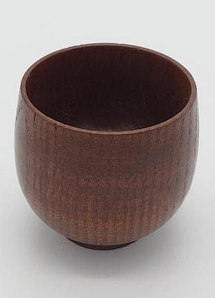 Рюмка деревянная стопка из дерева d 5 cm h 5 cm 50 мл forkopt