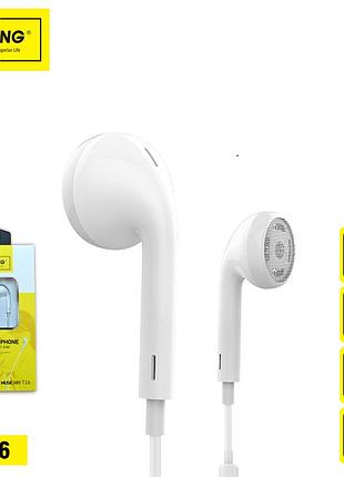 Навушники mega bass foneng mini-jack 1.2метра