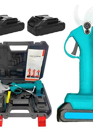 Аккумуляторный секатор в кейсе + 2 аккумулятора 21в, crafting tools