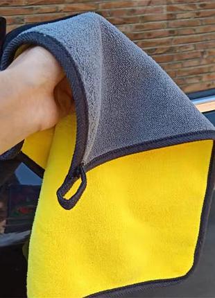 Салфетка из микрофибры 30x60см 600г/м2 для полировки автомобиля