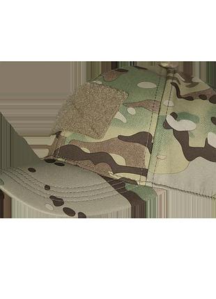Бейсболка тактична армійська кепка із вигнутим козирком військова camotec tactic softshell камуфляж ve-33