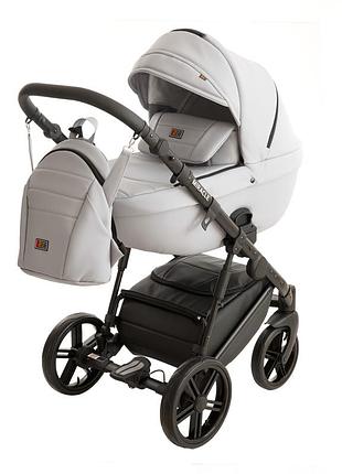 Коляска 2 в 1 broco miracle black 9023-bmb-04, grey, сірий