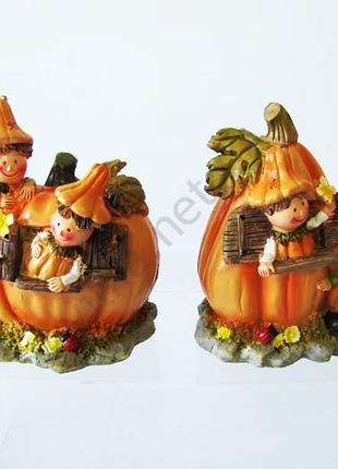 Композиция у гарбуза - 14 см. (цена за одну шт., 2 шт. в уп.) forkopt