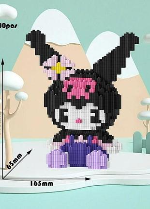 3d конструктор kuromi, конструктор magic blocks 3d куроми, 3d пазл kuromi, конструктор детский из блоков 3д