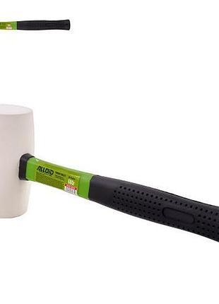 Alloid. киянка резиновая 680г, белая с ручкой из фибергласа