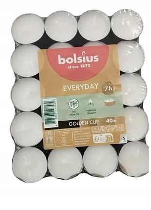 Набор свечей-подсвечников everyday, 40 шт, ø 3,7 см, время горения 7 часов