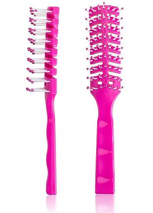 Расческа для сушки и укладки волос christian magenta