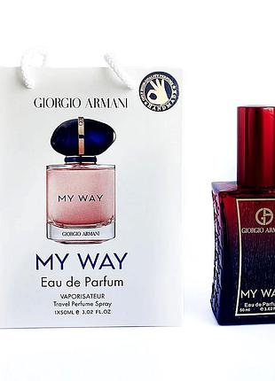 Giorgio armani my way - present edition 50 мл