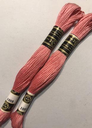 Мулине ''пнк им кирова'' 1008,розовый цвет нитки вышивки