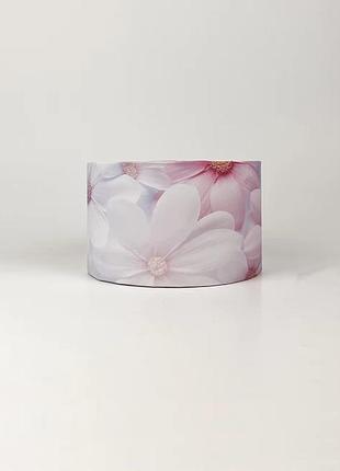 Подарочная коробка круглая 15х10 "цветочная композиция"