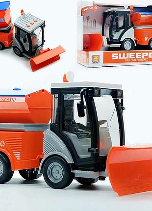 Прибиральна машина спецтехніка дитяча інерційна зі світлозвуковими ефектами