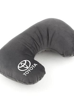Подушка-підголівник toyota сірий