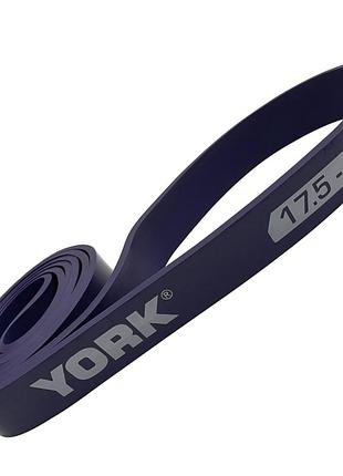 Резинка для фитнеса york 17,5-35 кг - 2080x29x4,5 мм, фиолетовый