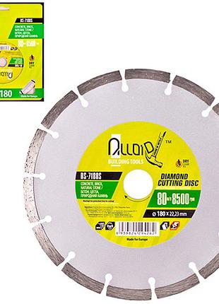 Диск алмазный отрезной сегментный 180 мм alloid