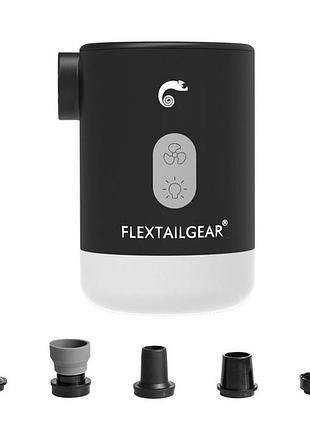 Насос-фонарь-powerbank кемпинговый flextail max pump 2 pro, черный