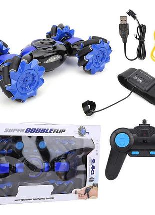 Радиоуправляемая трюковая машинка-перевертыш (управление рукой) ост