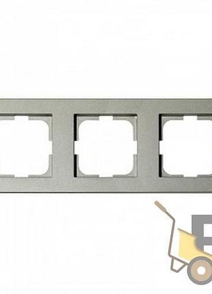 Рамка 3 grano антрацит 400-130000-227