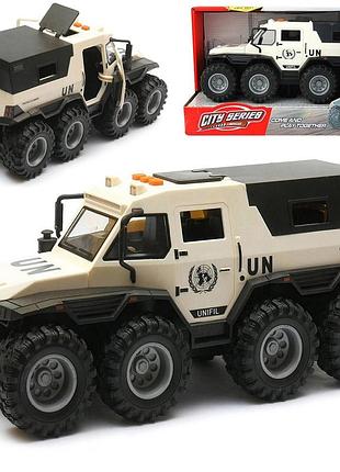 Дитячий іграшковий джип всюдихід восьмиколісний інерційний зі світлом і звуком