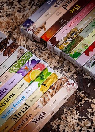 Аромапалочки и благовония garden fresh индия, 25 ароматов, цена за 1 аромат на выбор, 7 палочек в упаковке