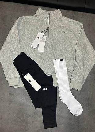 Світшот зіп худі alo yoga ало hoodie zip кофта