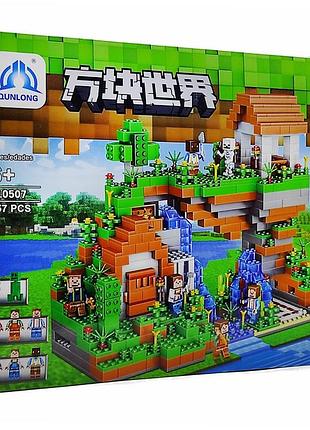 Конструктор qunlong "домик на дереве" ql0507 minecraft