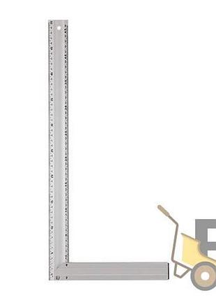 Угольник строительный алюминиевый 500 мм intertool mt-2065