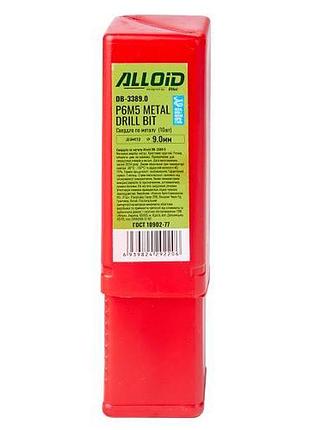 Свердло по металу 9.0мм din338 alloid