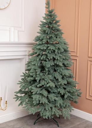 🌲штучна ялинка лита шепетівська зелена/голуба 🌲