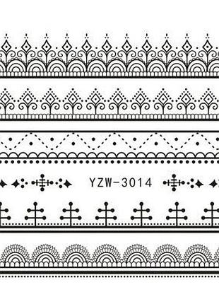 Наклейки для ногтей yzw-3014