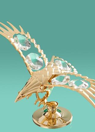 Статуэтка crystocraft со стразами swarovski орел 9.5 см 10028-001