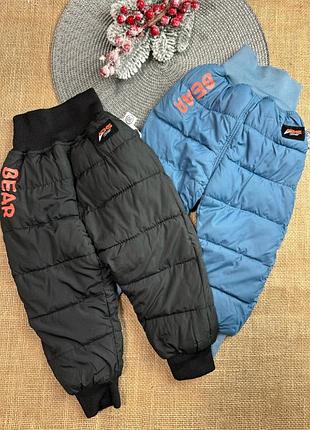 Утепленные брюки bear