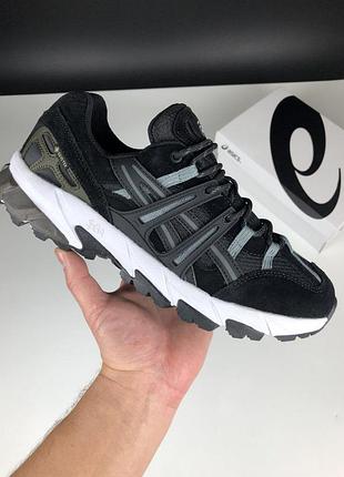 Кросівки чоловічі утеплені asics gel-sonoma 15-50 termo black white термо