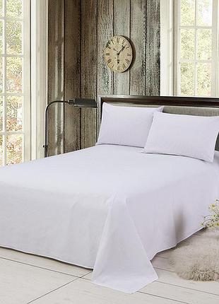 Простынь 200х235см +наволочки 50х70 2шт поплин люкс арктика moonlight