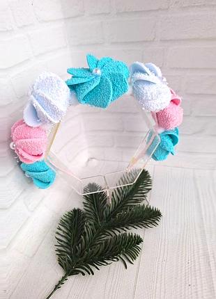 Обруч зефірка цукерочка, костюм цукерки handmade