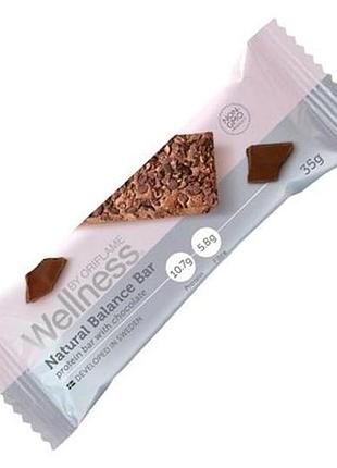 Протеїновий батончик зі шматочками шоколаду natural balance — 7 шт..