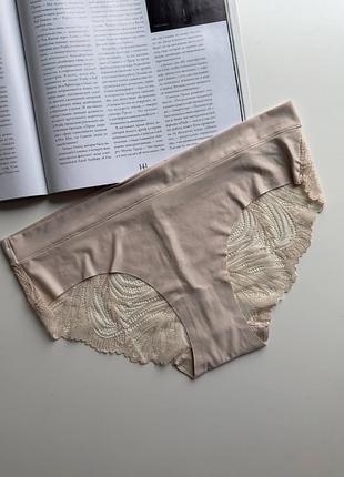 994 женские бесшовные трусики слипы с кружевом