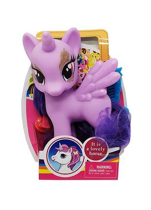 Игровая фигурка "единорог" с крыльями bambi hr191 фиолетовый