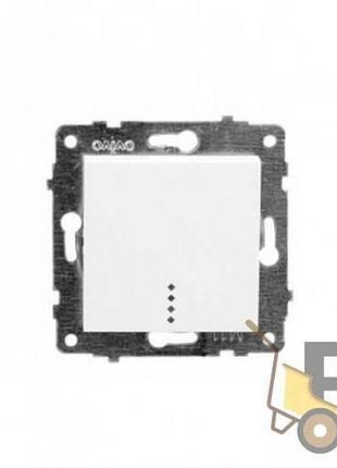 Механізм вимикача 1-кл. з підсвіткою grano 600-000201-201