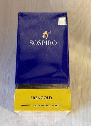 Sospiro perfumes erba gold 100 ml