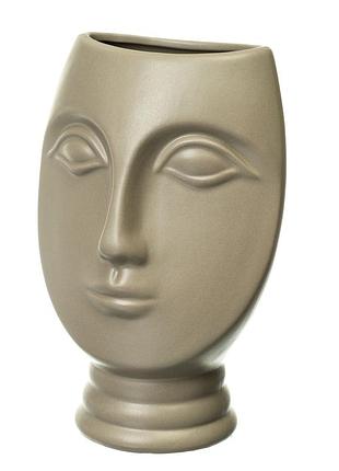 Ваза настольная lefard лик 22х15х8 см 18723-004 керамика