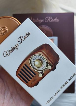 Парфюмерная вода унисекс lattafa vintage radio 3мл распив оригинальной парфюмерии 3мл