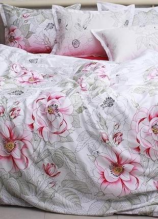 Люксовый двуспальный евро комплект постельного белья на молнии с компаньоном (евро) pt-009