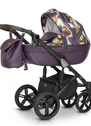 Коляска 3 в 1 verdi mocca 09, фіолетовий